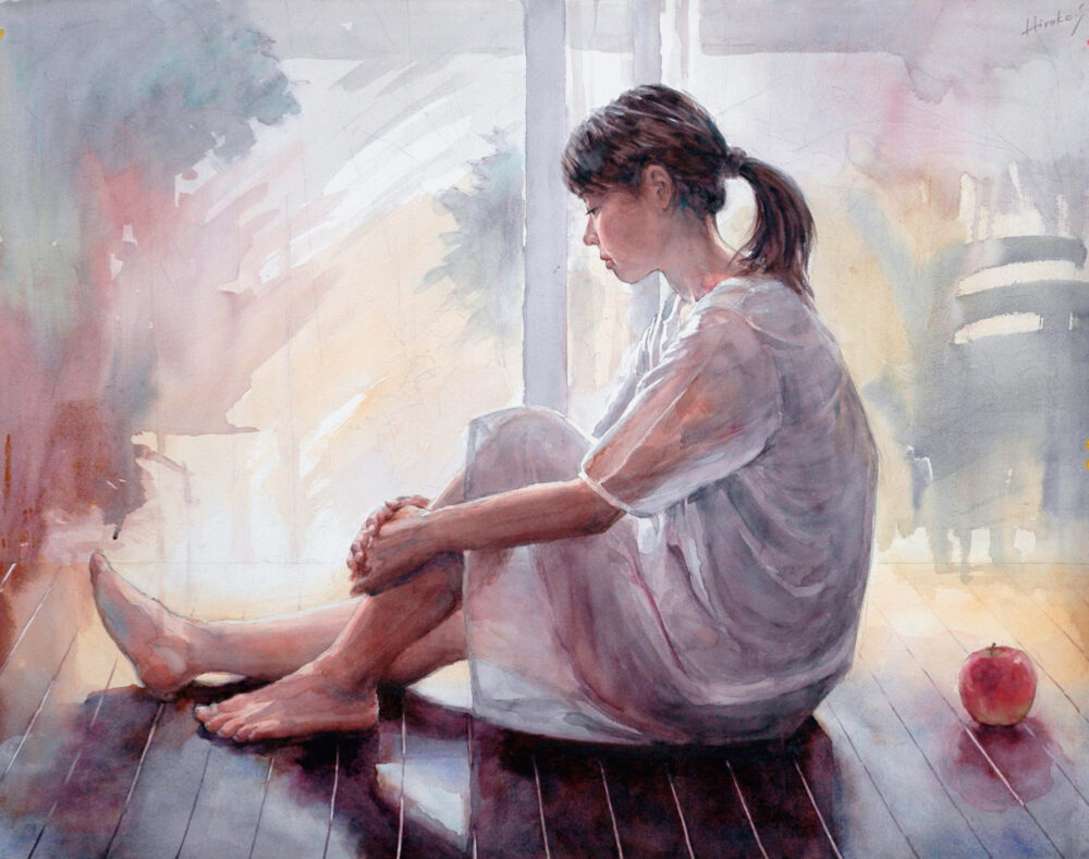 柴﨑博子の透明水彩 – 水彩画 人物・風景・静物 日本水彩